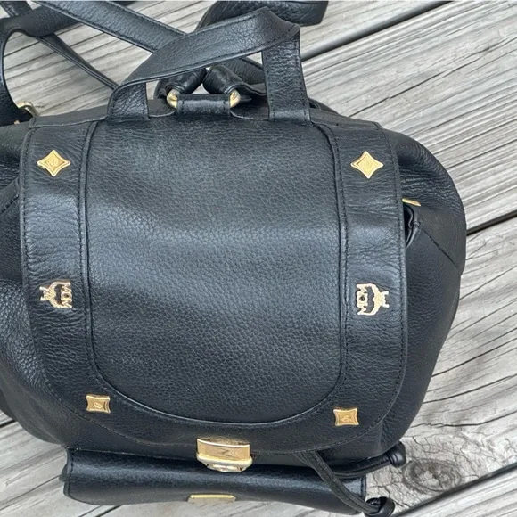 MCM leather backpack